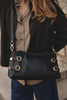 "ECHOES" BLACK GOLD SHOULDER BAG