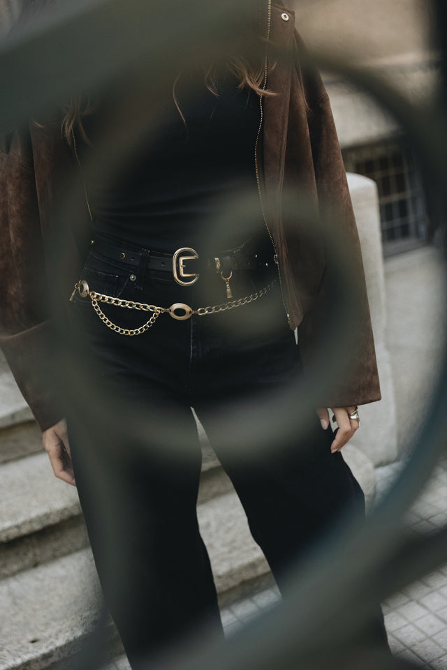 "THAT'S THE WAY" GOLD CHAIN BELT