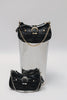 "KISS OF LIFE" BLACK GOLD SHOULDER BAG