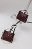 "HERE WITH ME" CHERRY GOLD SHOULDER BAG