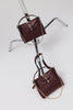 "HERE WITH ME" CHERRY GOLD SHOULDER BAG