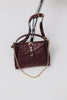 "HERE WITH ME" CHERRY GOLD SHOULDER BAG