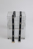 "ROMANTIC DREAMS" BLACK NICKEL LEATHER BELT