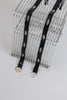 "ROMANTIC DREAMS" BLACK NICKEL LEATHER BELT