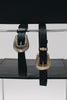 "SARA" BLACK GOLD LEATHER BELT
