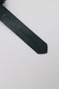"SARA" BLACK GOLD LEATHER BELT