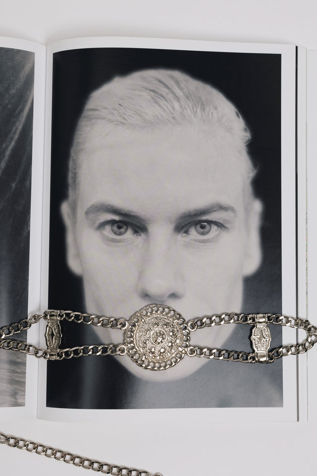 "ANTHEM" NICKEL CHAIN BELT