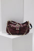 "KISS OF LIFE" CHERRY GOLD SHOULDER BAG