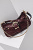 "KISS OF LIFE" CHERRY GOLD SHOULDER BAG
