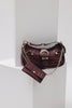 "KISS OF LIFE" CHERRY GOLD SHOULDER BAG