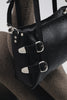 "ECHOES" BLACK NICKEL SHOULDER BAG