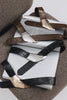 "BEAUTIFUL SCARLET" BLACK GOLD LEATHER BELT
