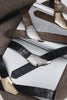 "BEAUTIFUL SCARLET" BLACK NICKEL LEATHER BELT