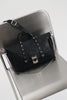 "SURRENDER" BLACK NICKEL SHOULDER BAG