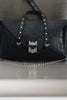 "SURRENDER" BLACK NICKEL SHOULDER BAG
