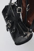 "ENDLESSLY" BLACK NICKEL BARREL BAG