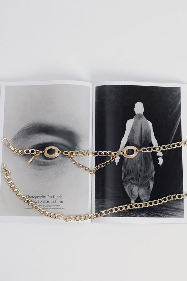 "THAT'S THE WAY" GOLD CHAIN BELT