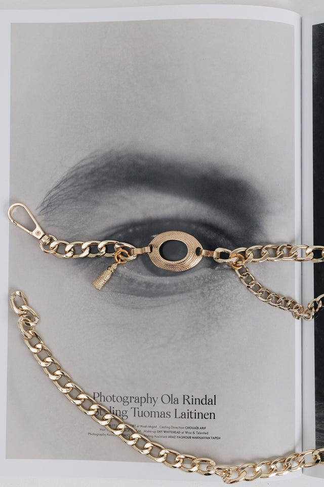 "THAT'S THE WAY" GOLD CHAIN BELT
