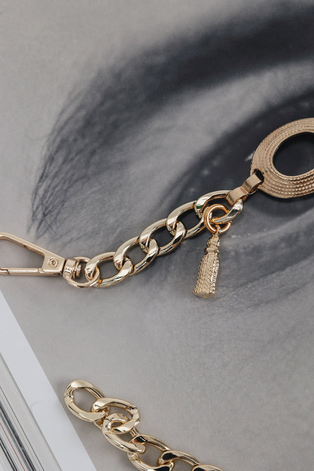 "THAT'S THE WAY" GOLD CHAIN BELT