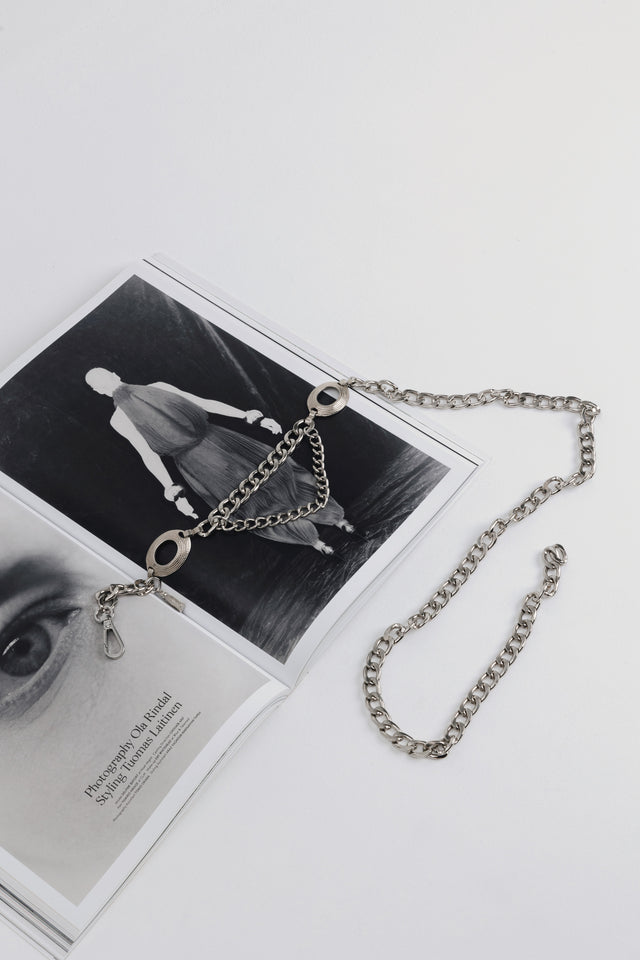 "THAT'S THE WAY" NICKEL CHAIN BELT