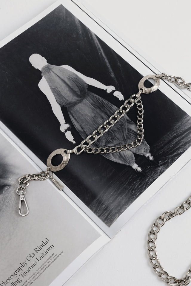 "THAT'S THE WAY" NICKEL CHAIN BELT