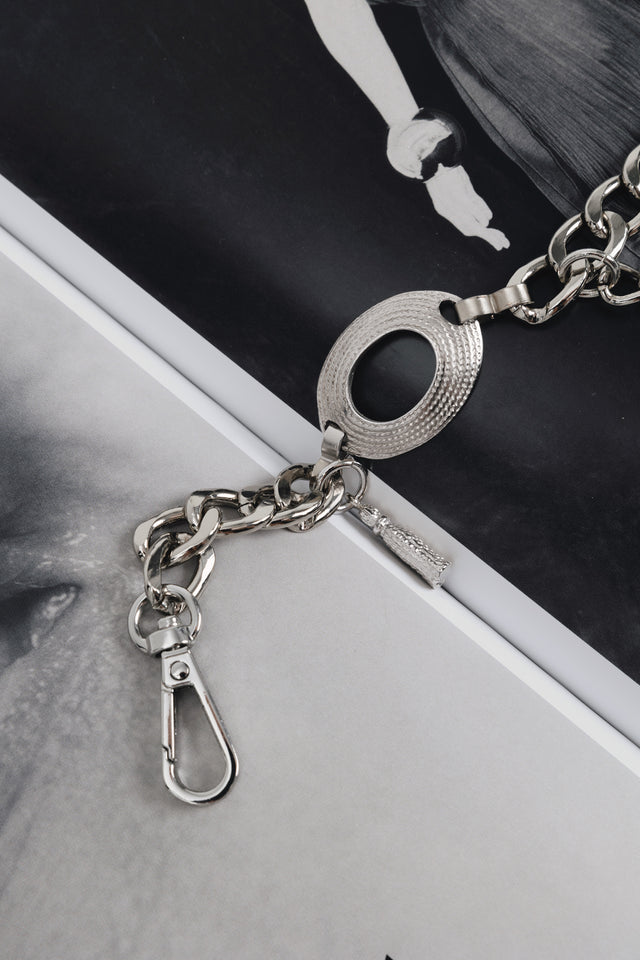 "THAT'S THE WAY" NICKEL CHAIN BELT