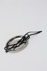 "TINY DANCER" BLACK NICKEL LEATHER BELT