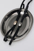 "TINY DANCER" BLACK NICKEL LEATHER BELT