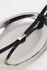 "TINY DANCER" BLACK NICKEL LEATHER BELT