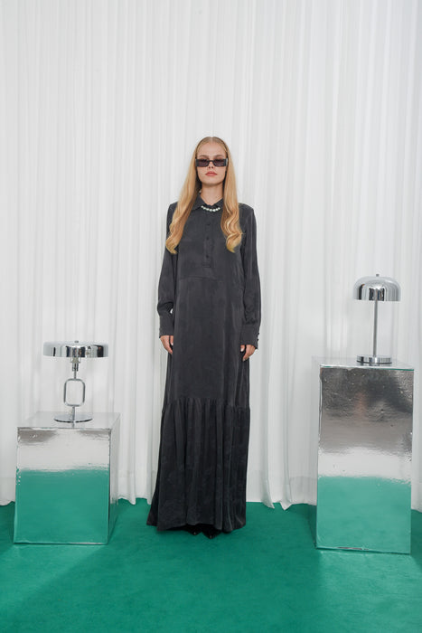 INNER VOICE DRESS |ANTHRACITE - PRE-ORDER ITEM