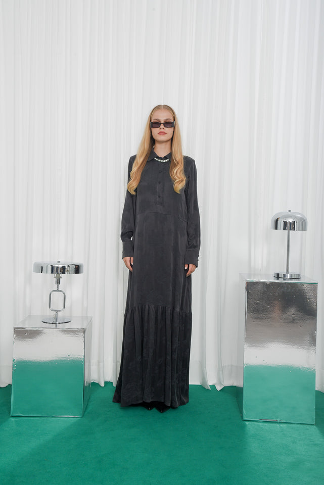 INNER VOICE DRESS |ANTHRACITE - PRE-ORDER ITEM