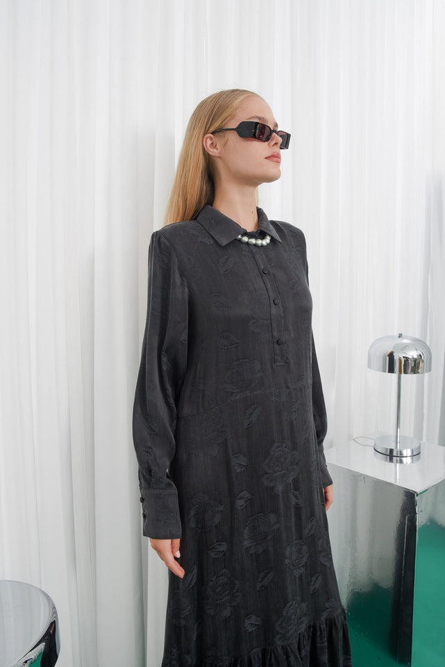 INNER VOICE DRESS |ANTHRACITE - PRE-ORDER ITEM