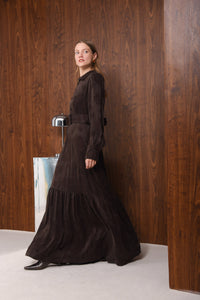 INNER VOICE DRESS |BROWN - PRE-ORDER ITEM