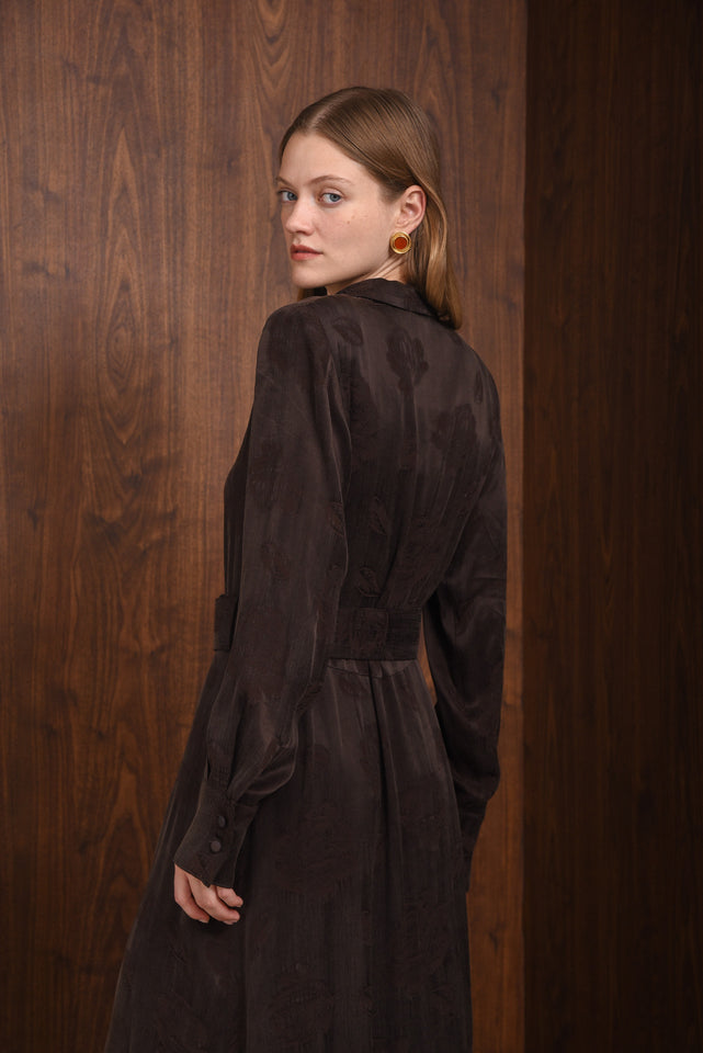 INNER VOICE DRESS |BROWN - PRE-ORDER ITEM