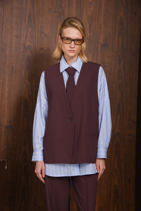 INNOCENT VEST | WINE PURPLE