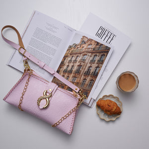 "CONSTANT VIRTUE" PINK GOLD BAG