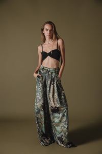 ALAMEDA PANTS PRINTED GREEN