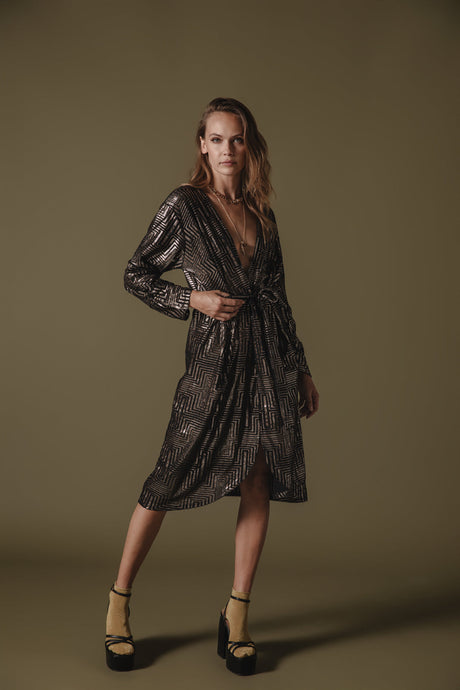 SENECA DRESS BRONZE