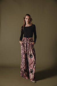 ALAMEDA PANTS PRINTED BORDEAUX