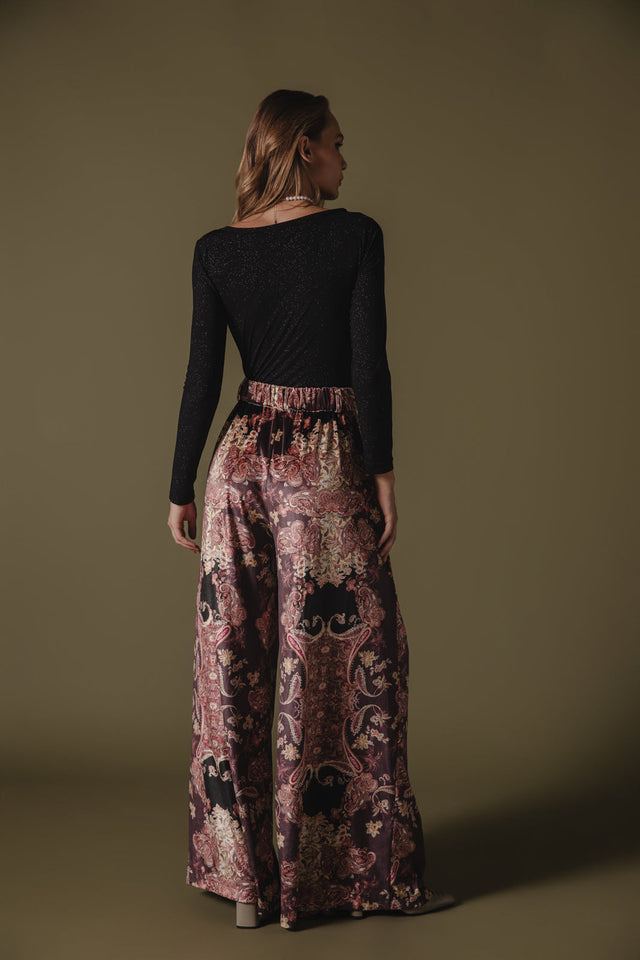 ALAMEDA PANTS PRINTED BORDEAUX