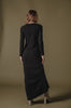 POWA KNITTED DRESS BLACK