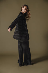 AYASHA BLAZER STRIPED BLACK