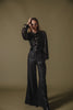 TANSY PANTS METALLIC BLACK