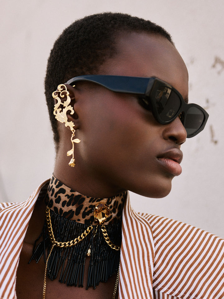 CALLA LILLY EARRINGS (gold)