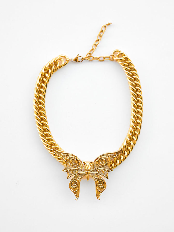 MADAME BUTTERFLY NECKLACE (gold)