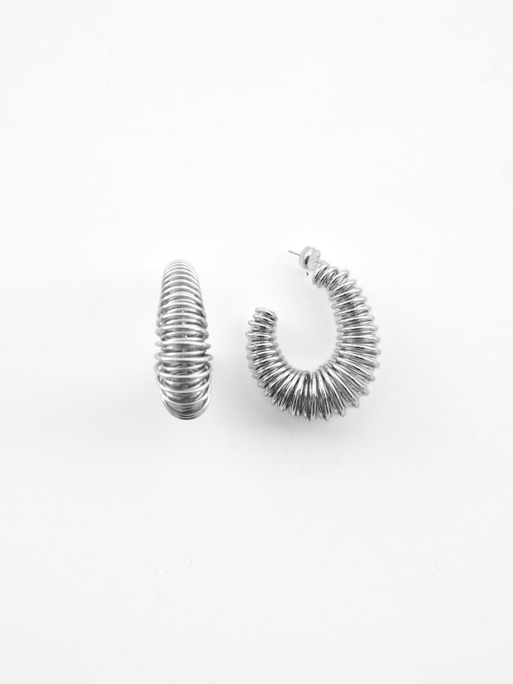 WHIRL EARRINGS (silver)