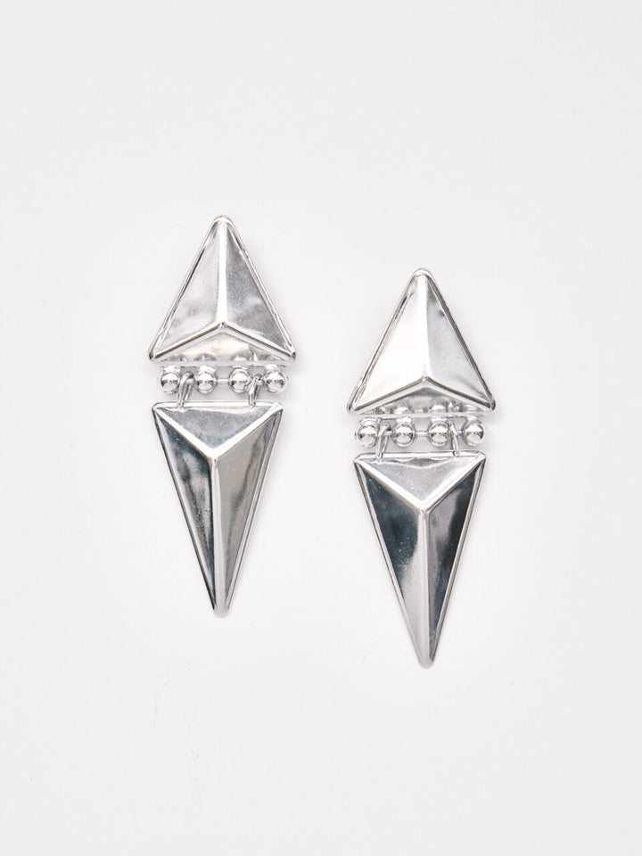 TOTEM EARRINGS SILVER