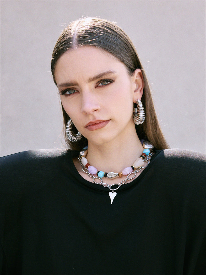 WHIRL EARRINGS (silver)