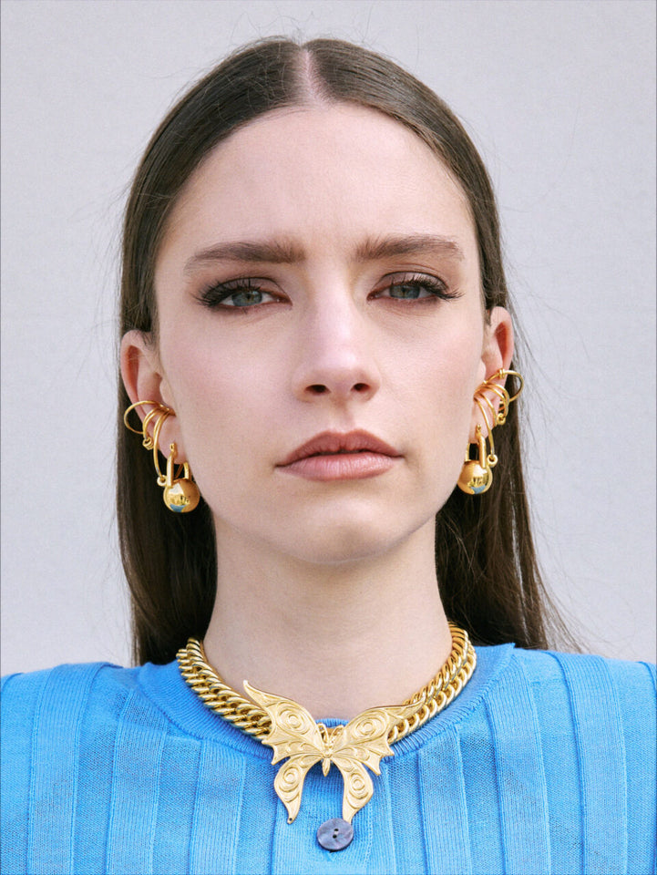 MADAME BUTTERFLY NECKLACE (gold)