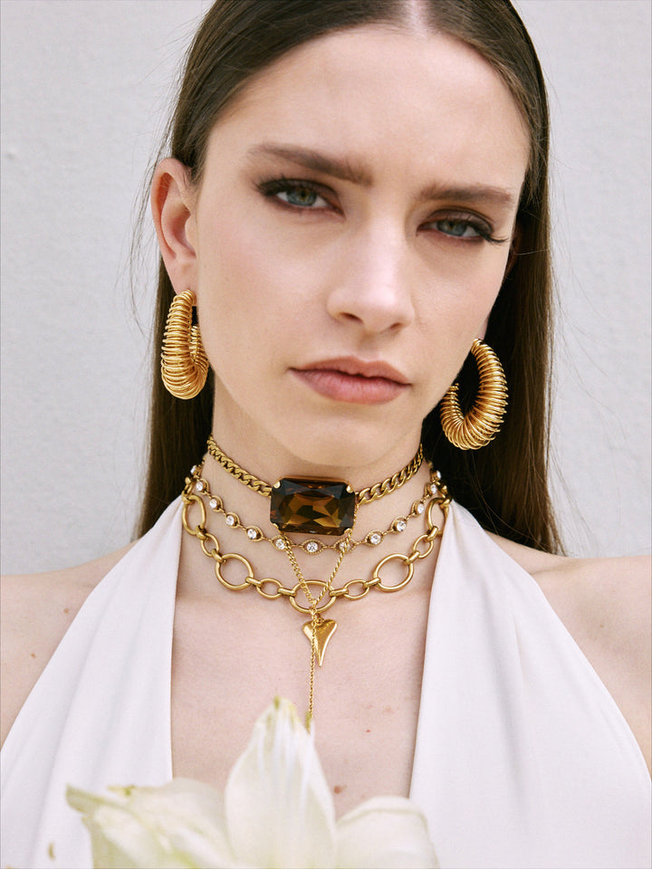 WHIRL EARRINGS (gold)